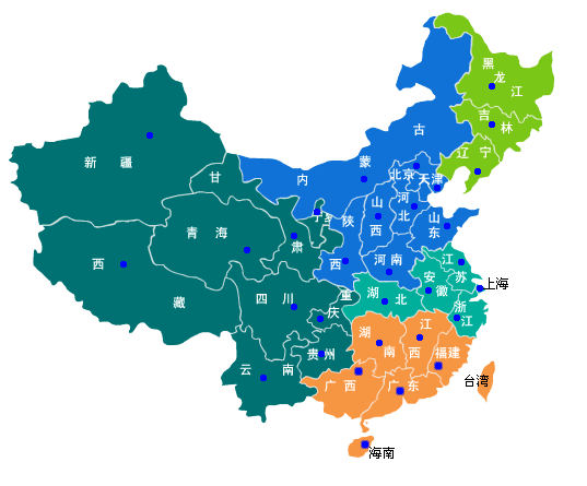 國(guó)內(nèi)銷(xiāo)售地圖